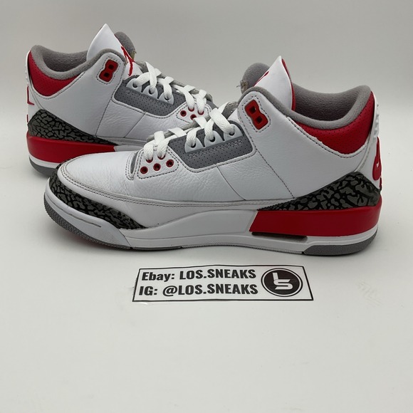 Size 7.5 - Jordan 3 Retro Mid Fire Red (DN3707-160) - Picture 2 of 8